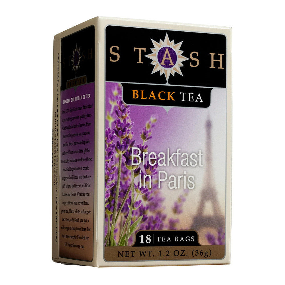 Stash Breakfast In Paris Black Tea Bags, 18 Ea